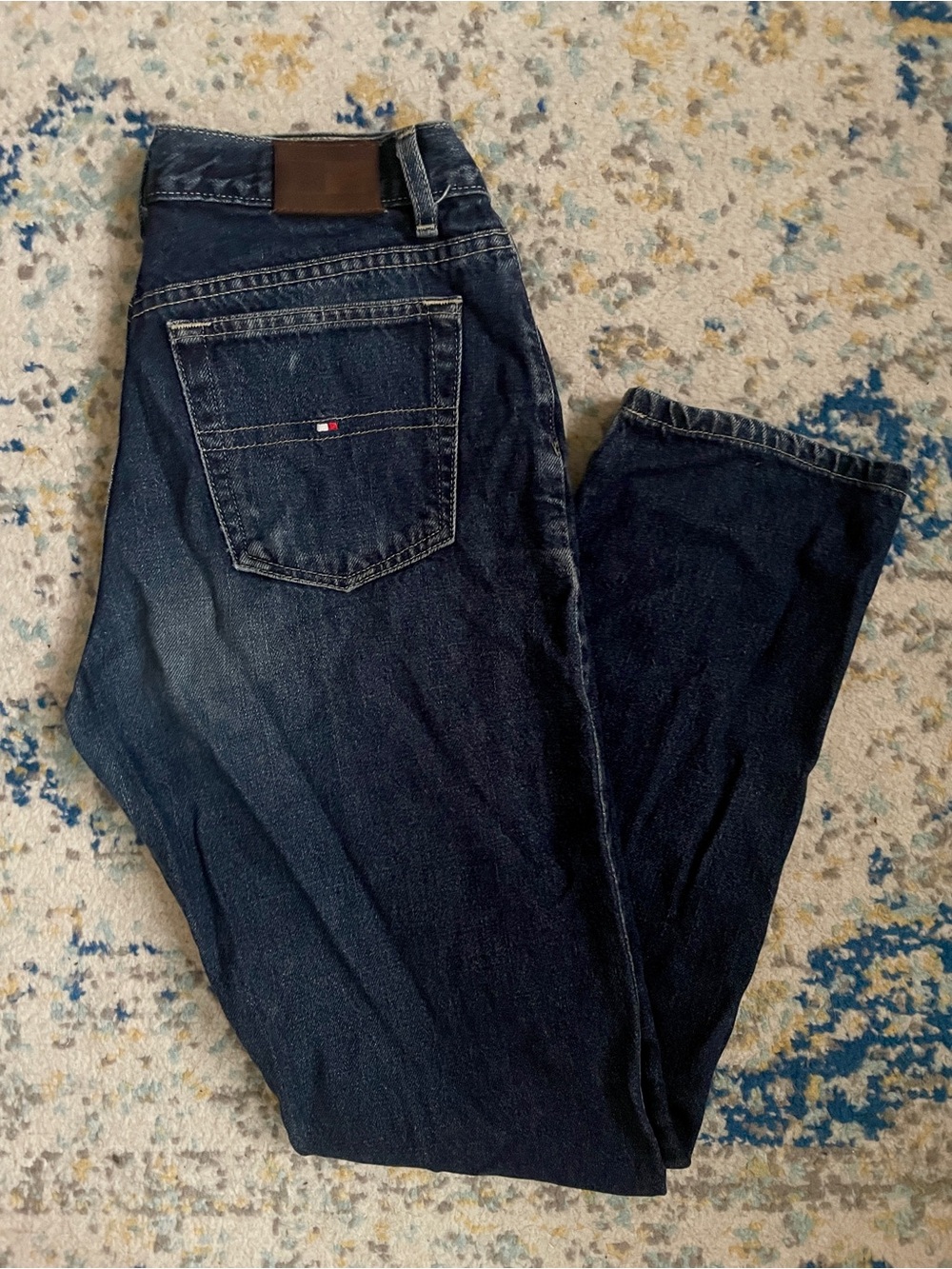 Y2K Tommy Hilfiger Straight Dark Blue Jeans